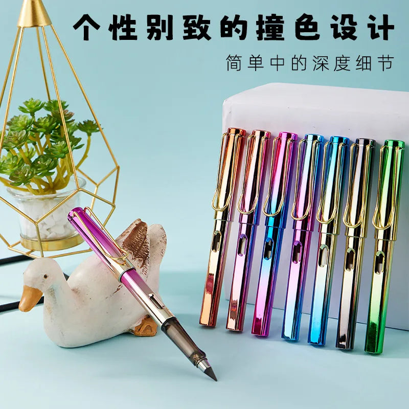 Eternity Pencil Unlimited Writing Pencils No Ink Pen For Writing Art Sketch Stationery Kawaii Magic Pencil School Supplies